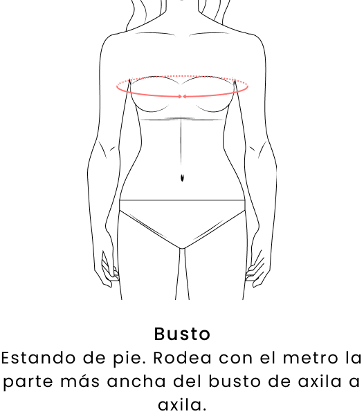 Cómo tomar medidas - Busto