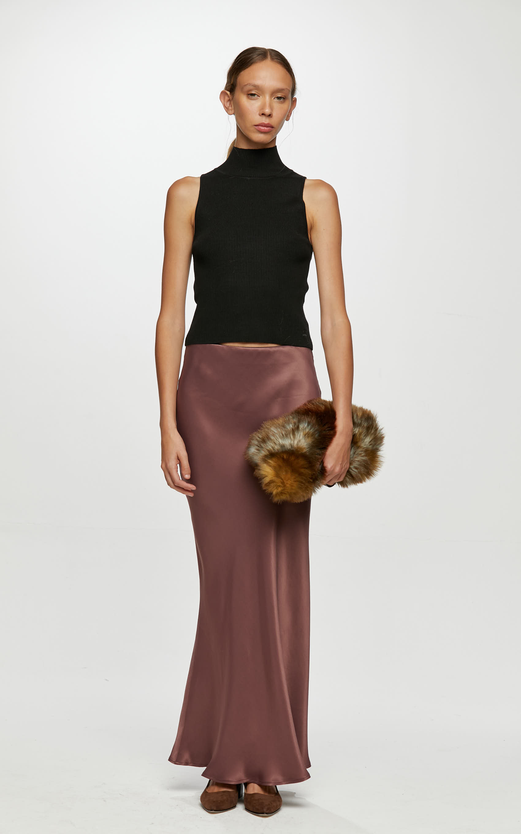 Pollera bordo