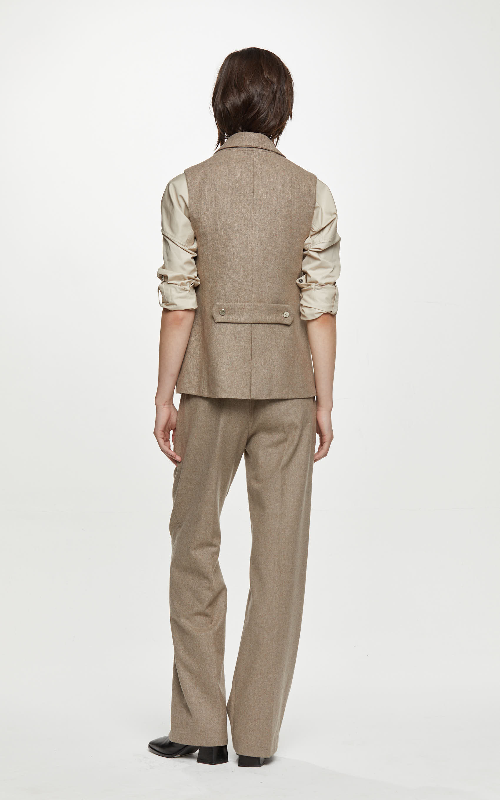 Chaleco Beige