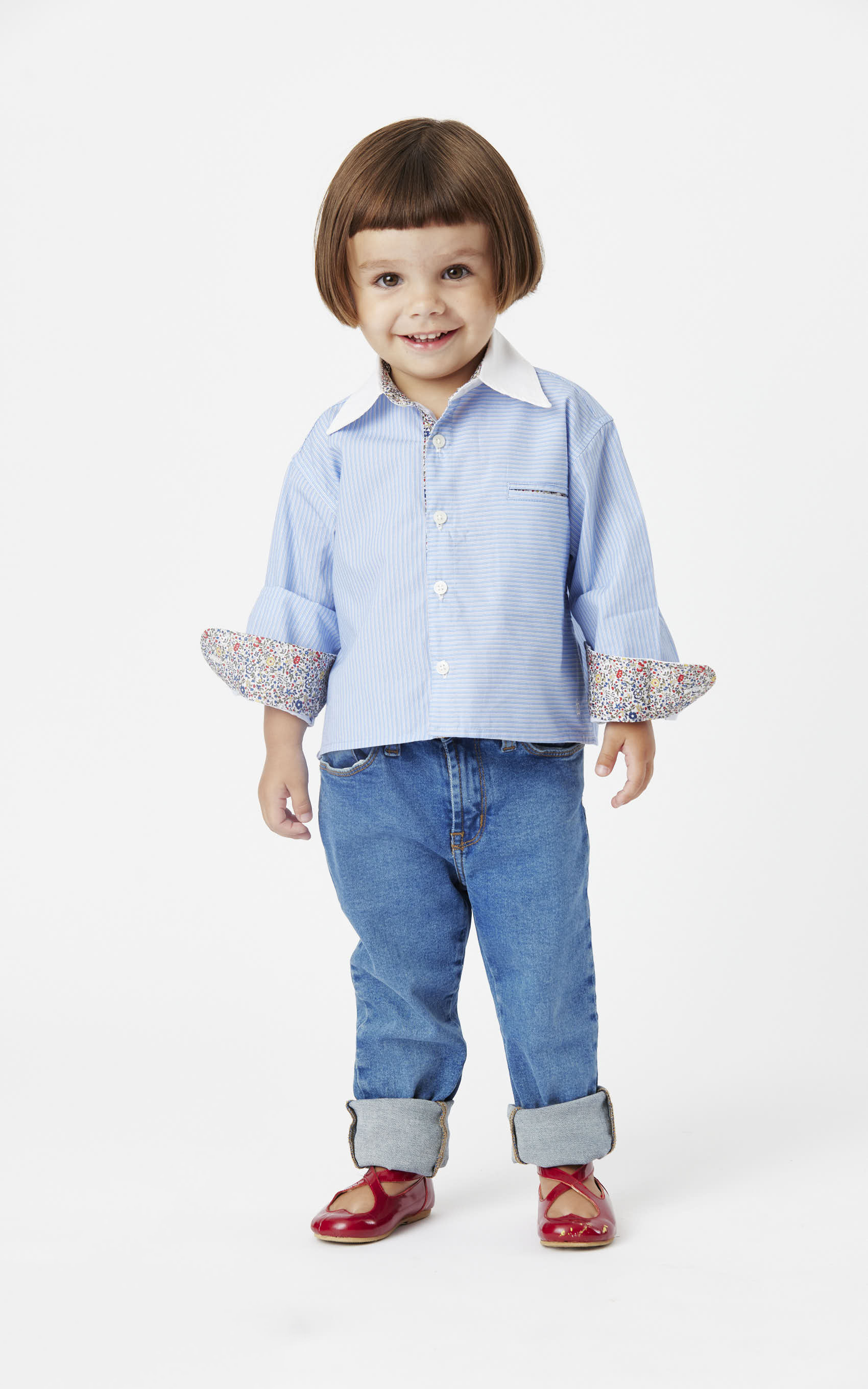 Camisa Celeste