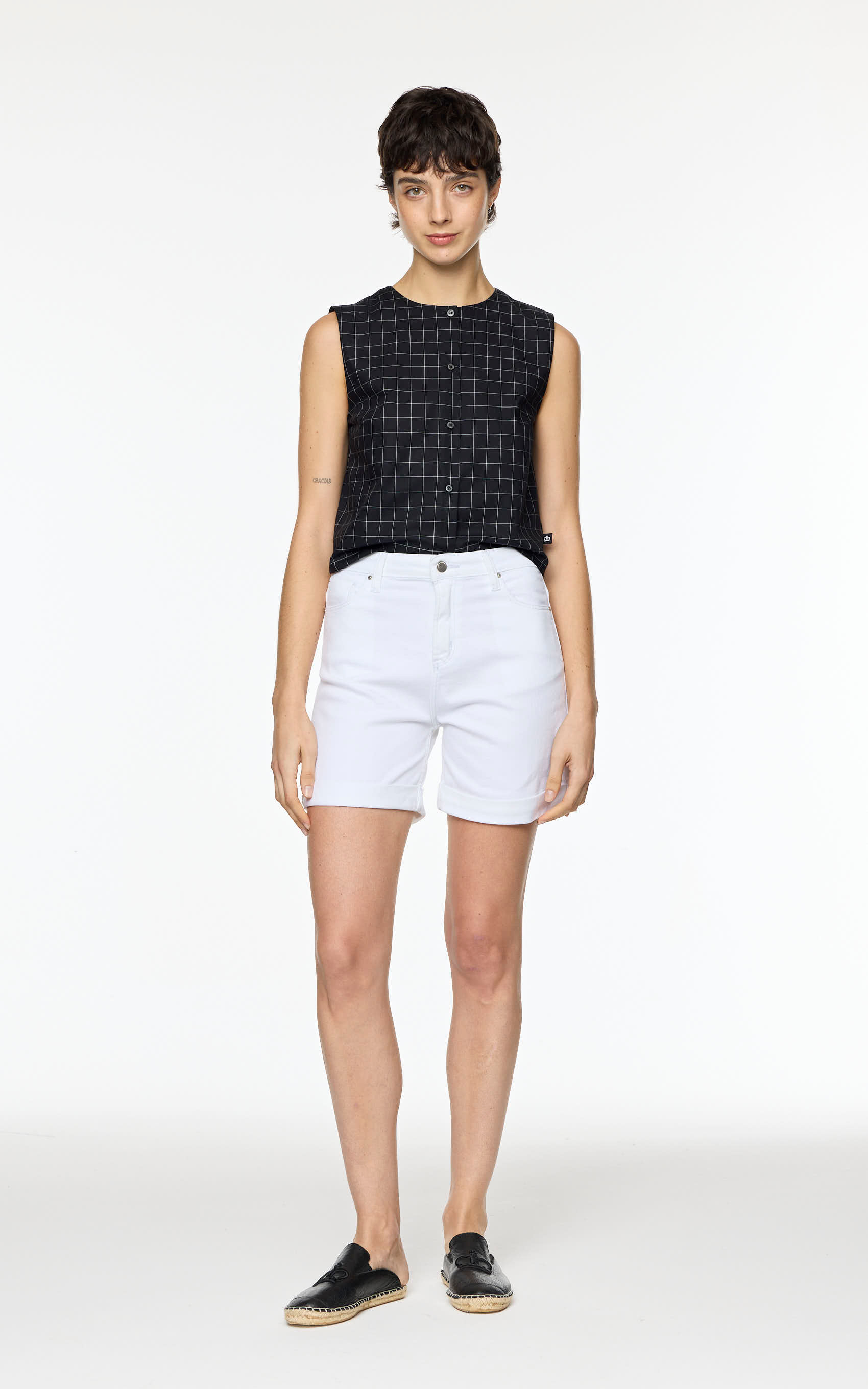 Short Blanco