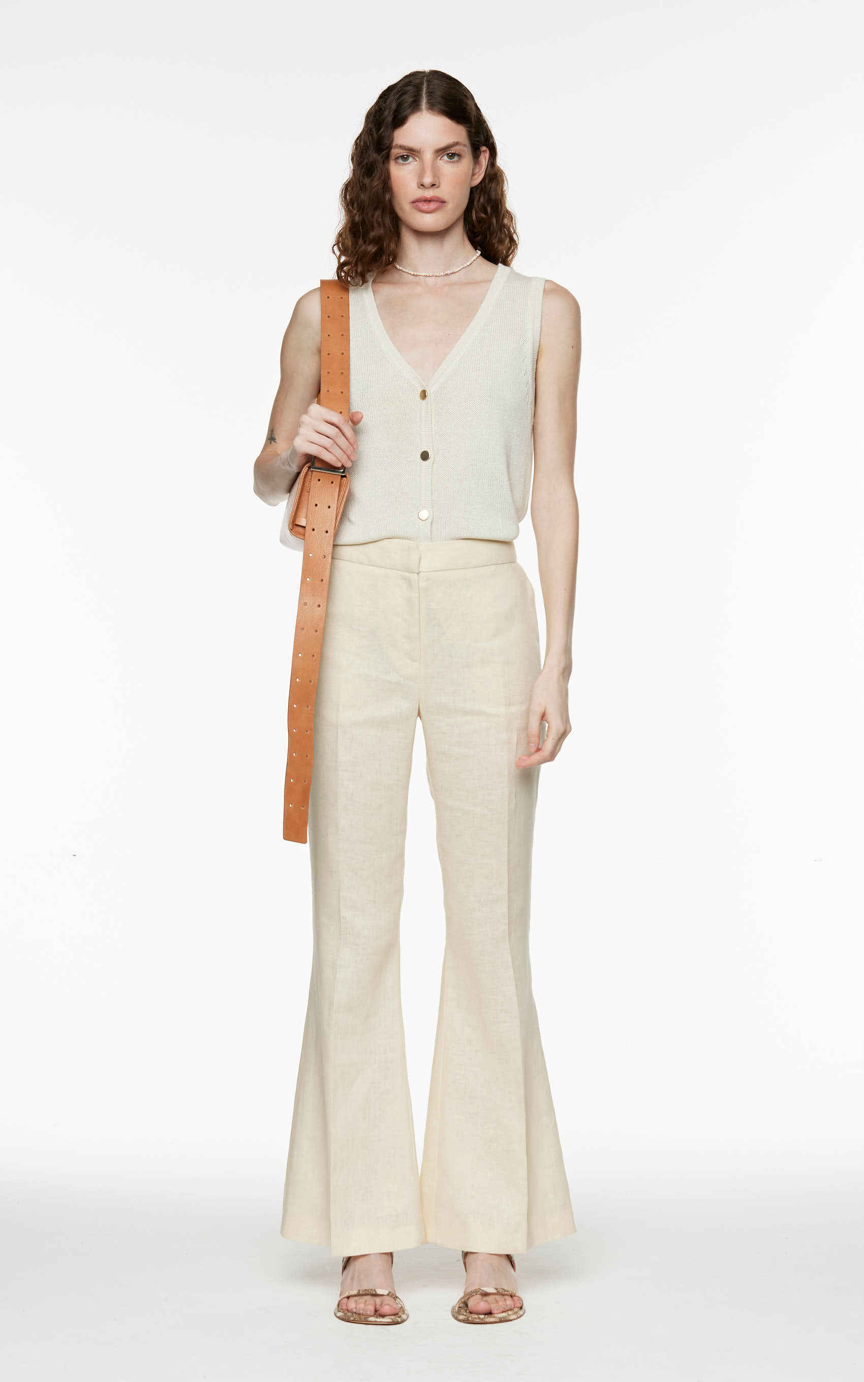 Pantalon Beige