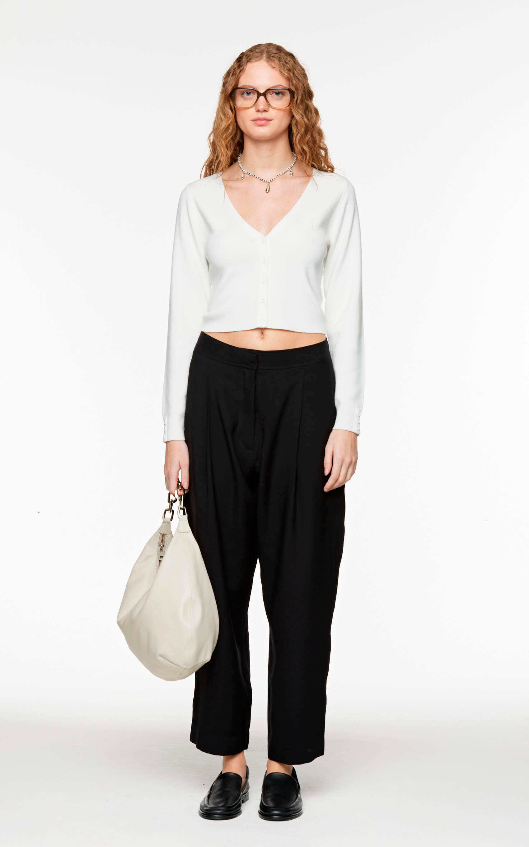 Cardigan Blanco