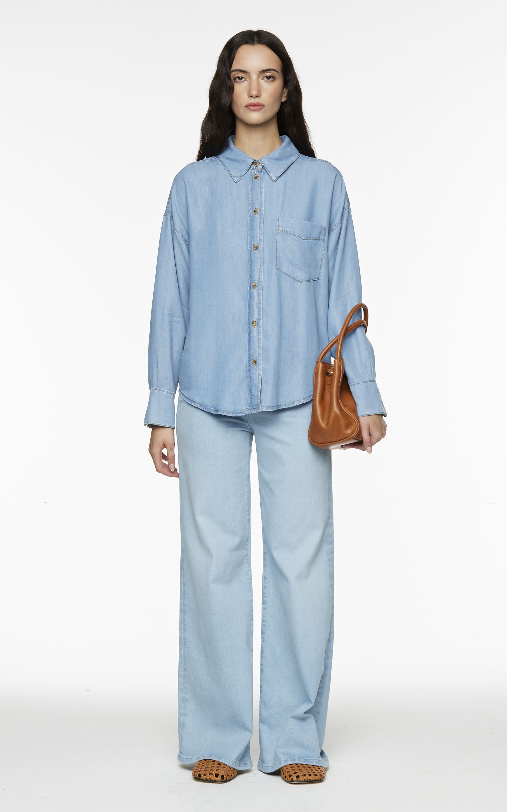 Camisa Celeste