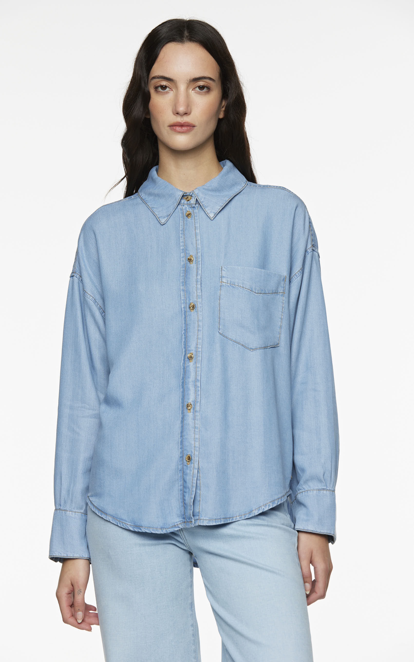 Camisa Celeste