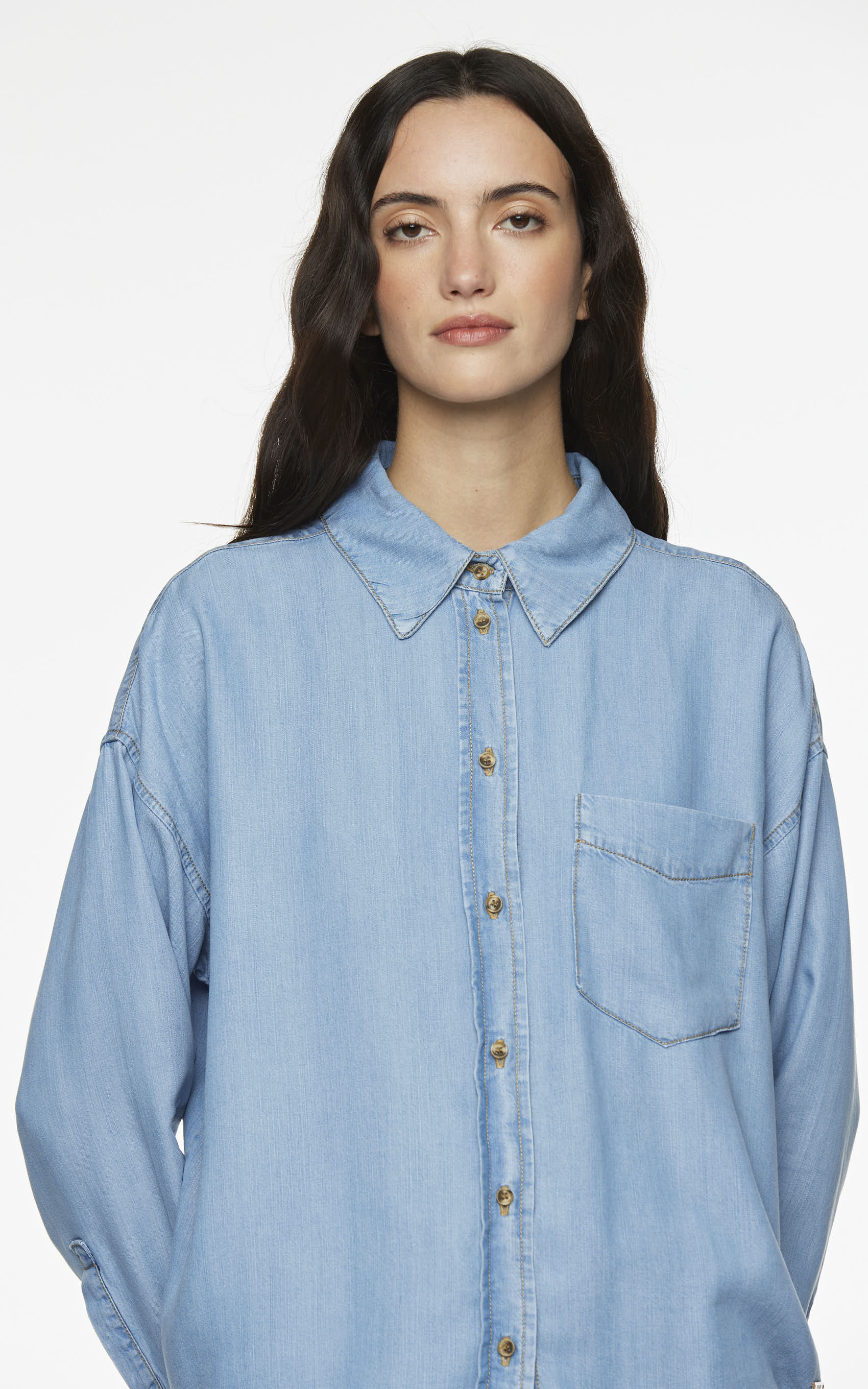 Camisa Celeste