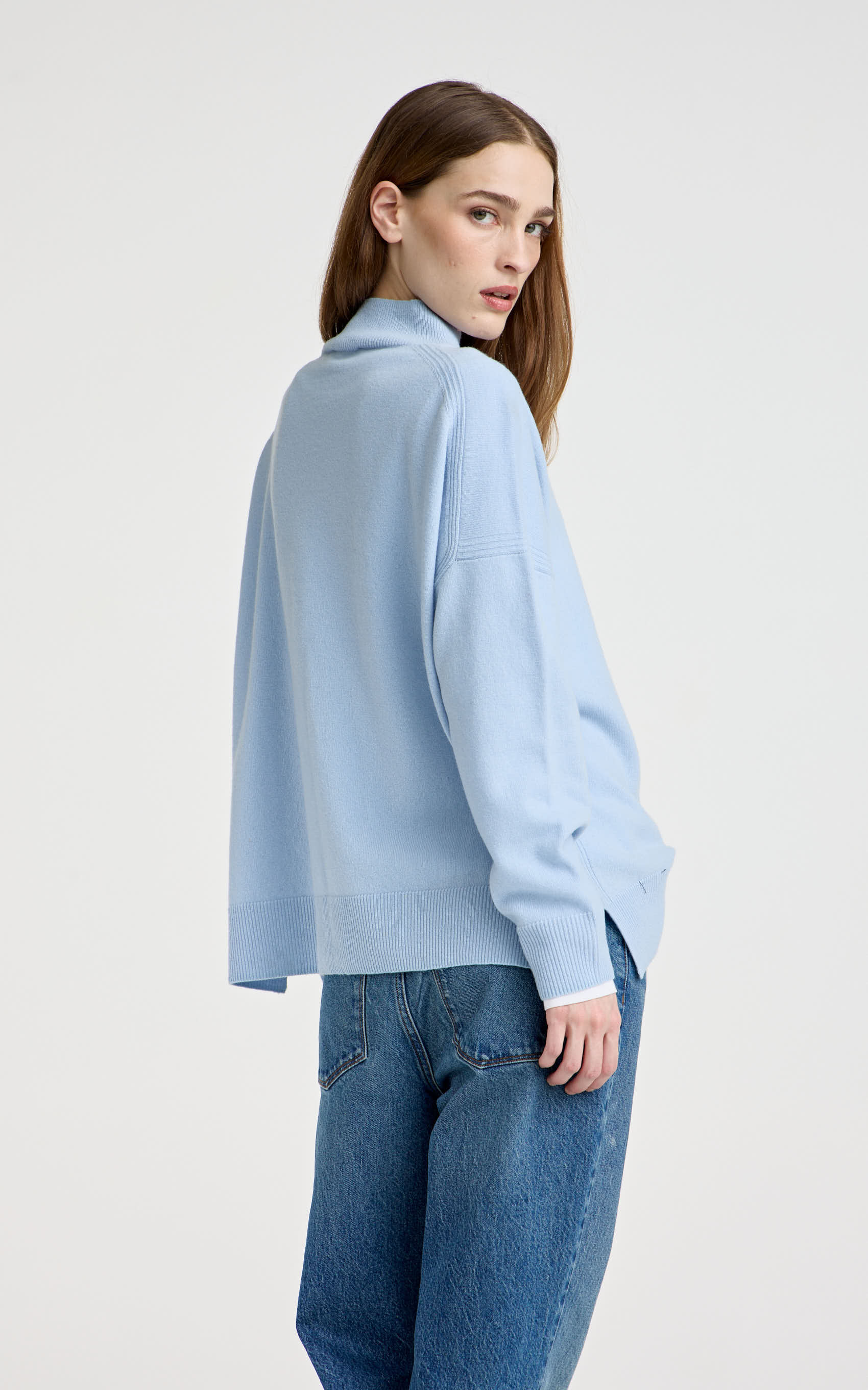 Polera Celeste