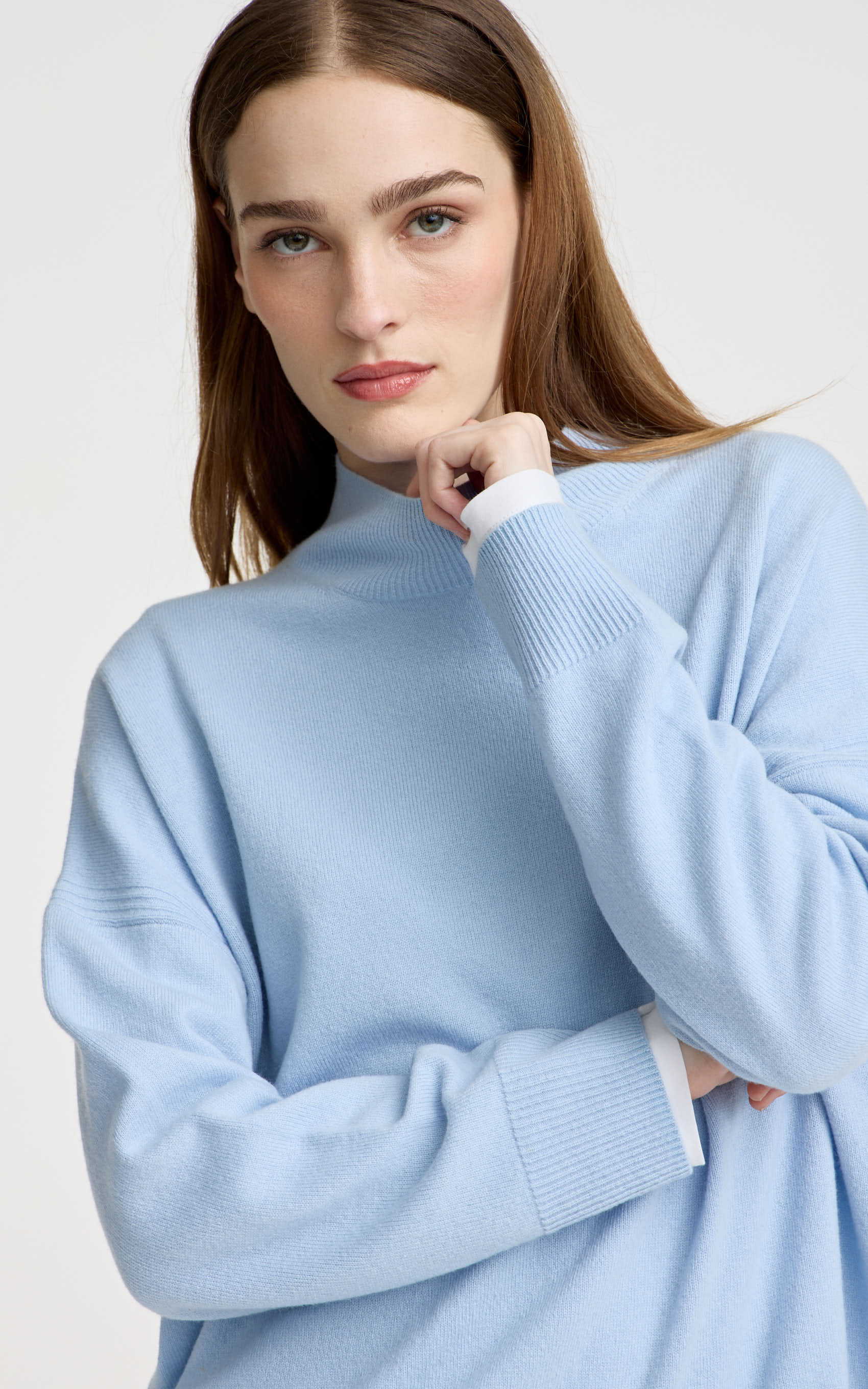 Polera Celeste
