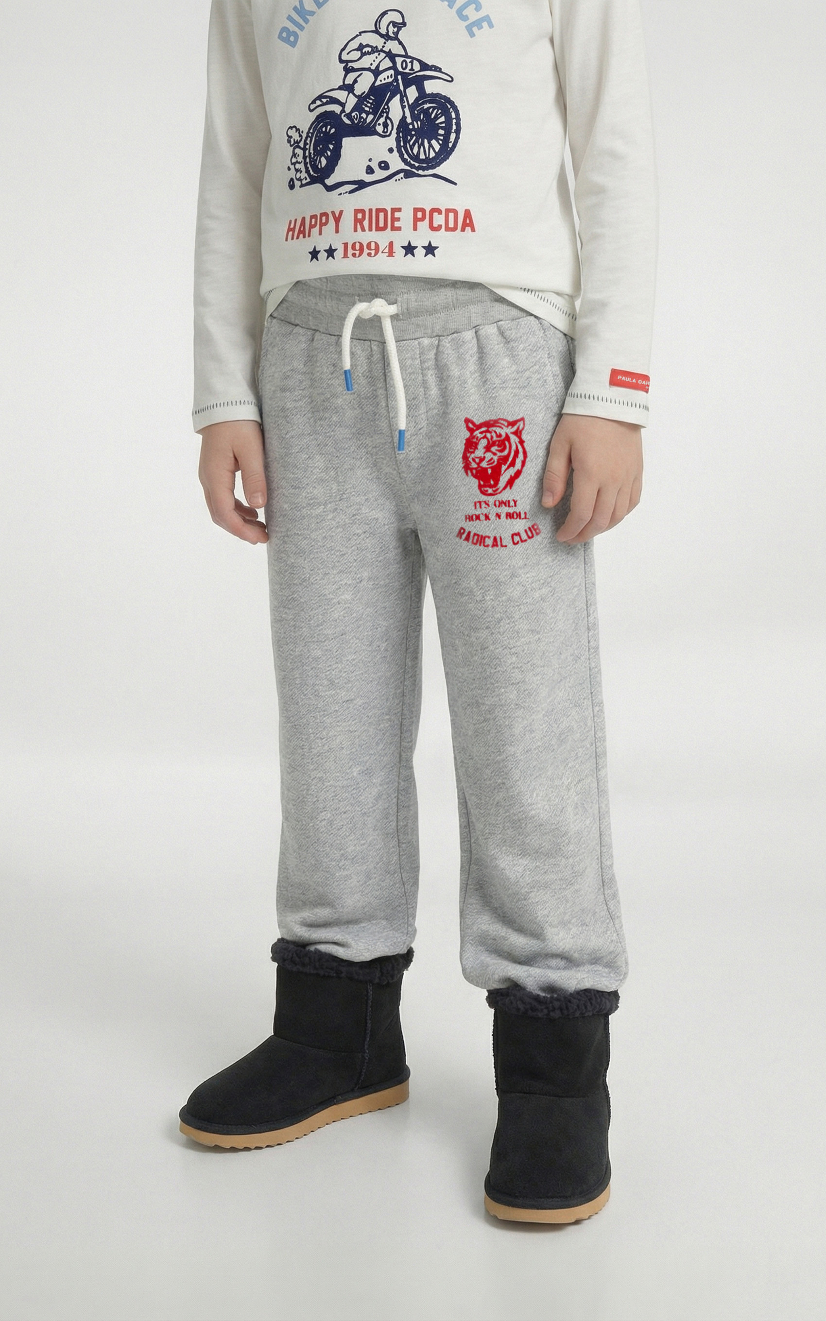 Pantalón Gris Melange