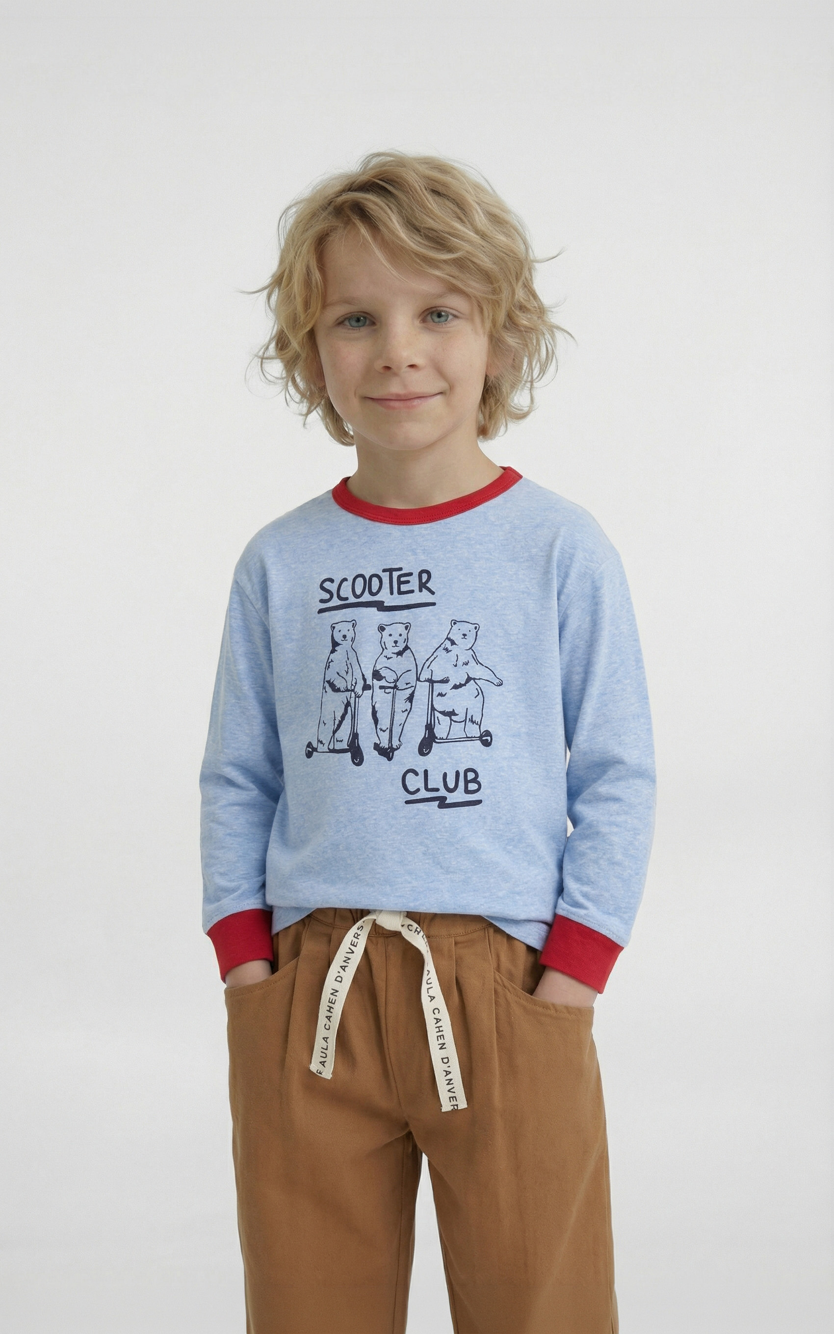 Remera Celeste