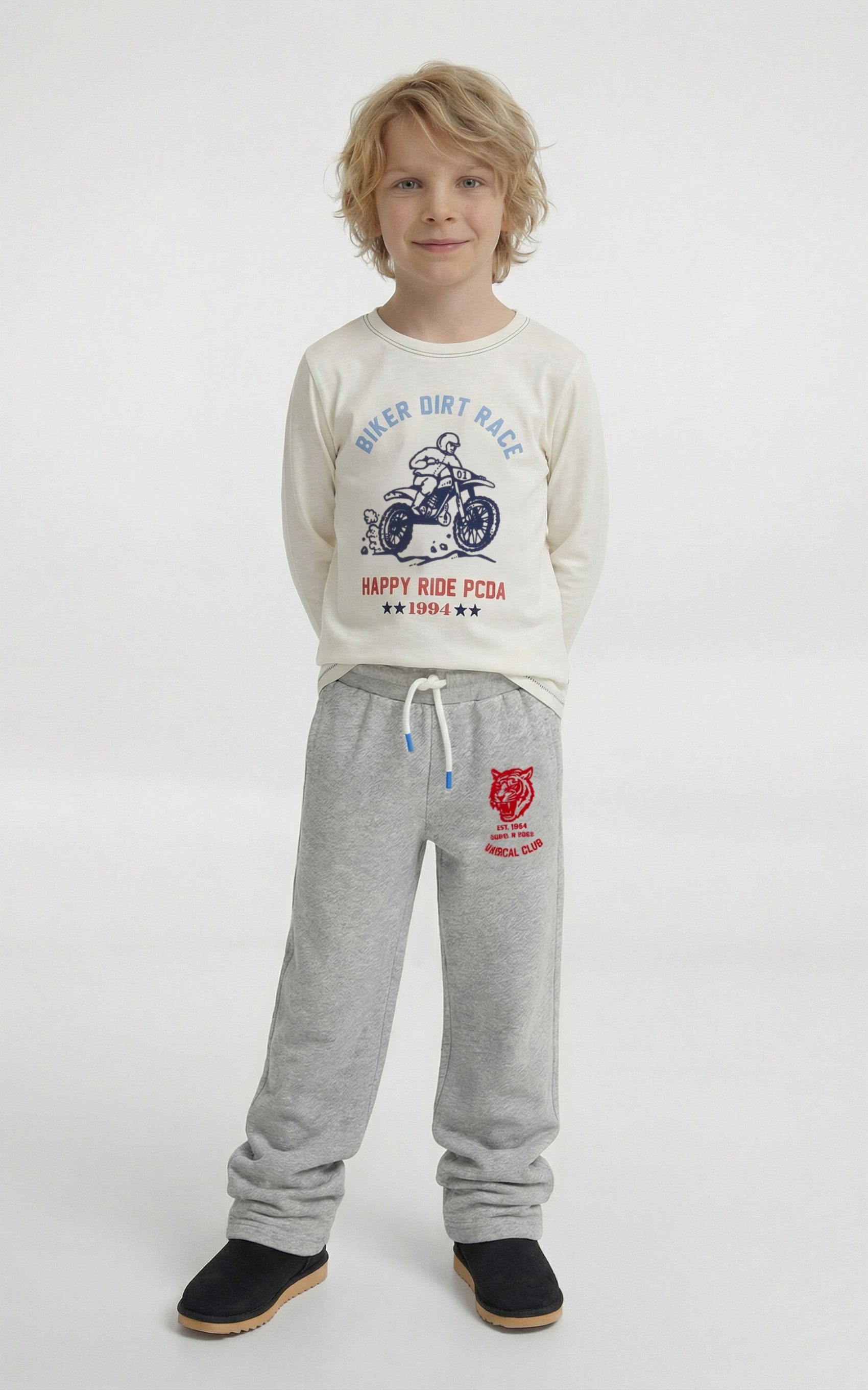 Pantalón Gris Melange